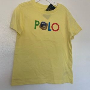 Polo Ralph Lauren little boy size 5 yellow t-shirt